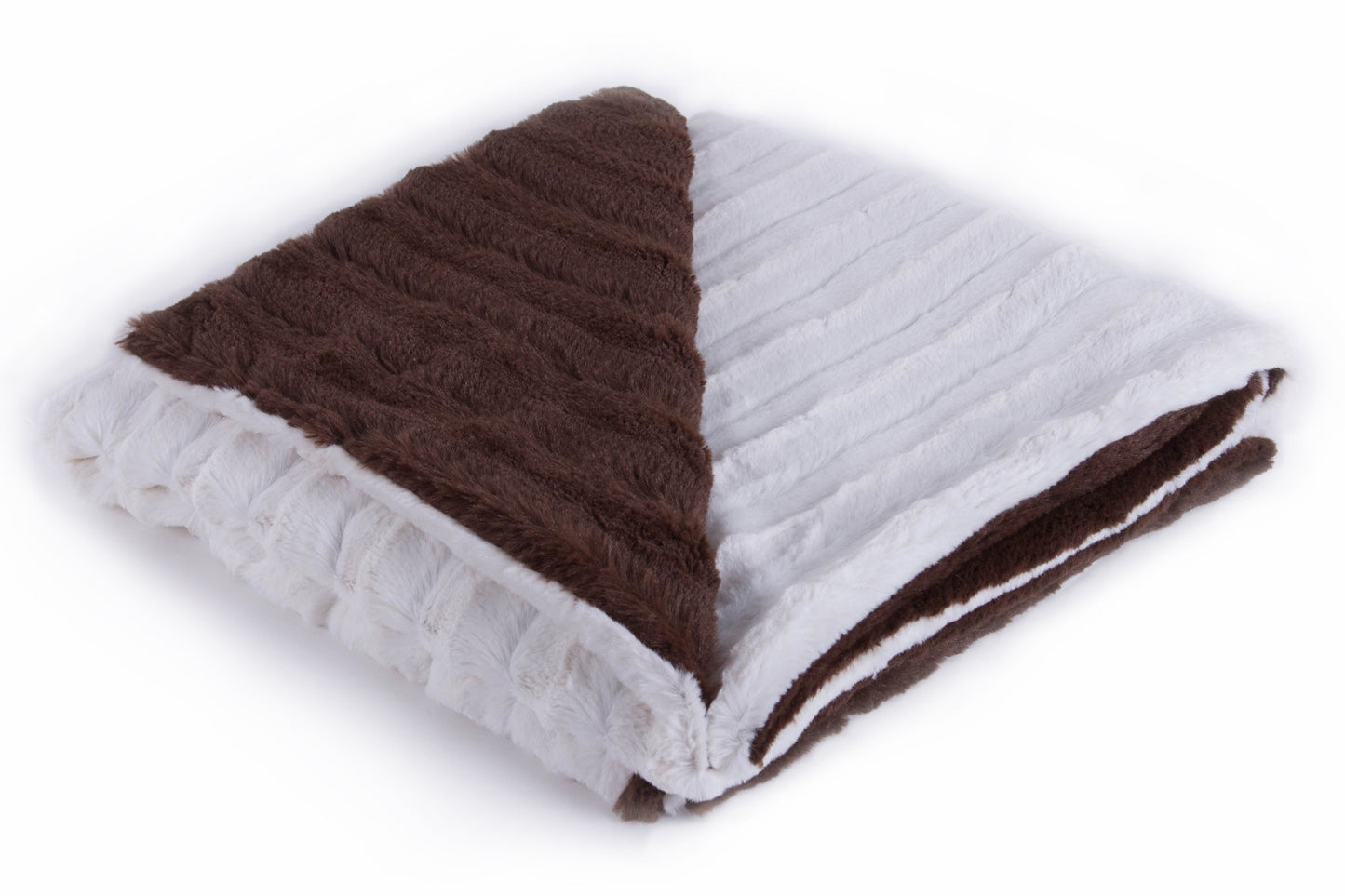 Cuddle Stripe Chocolate & Ivory
